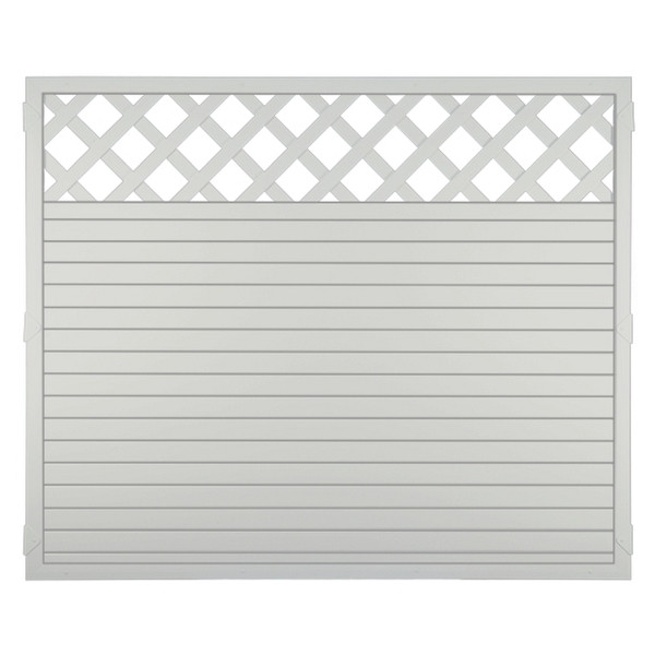 T&J LIGHTLINE KS-Zaun Ranki, 180 x 150 cm, Füllung weiß / Rahmen weiß, 46281
