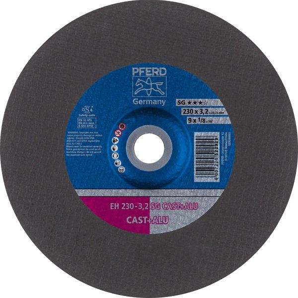 Pferd Trennscheibe EH 230-3,2 SG CAST+ALU, VE: 25 Stück, 61324802