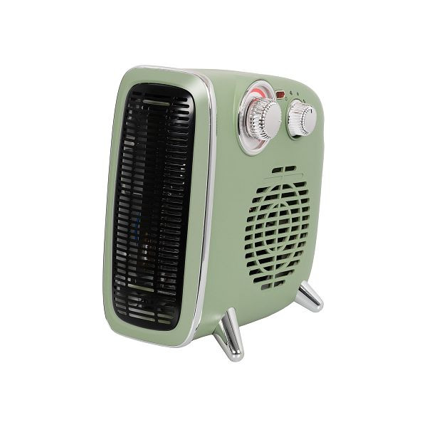 Eurom B-4 1800 Green, Retro-Heizstrahler mit Ventilator, 352146