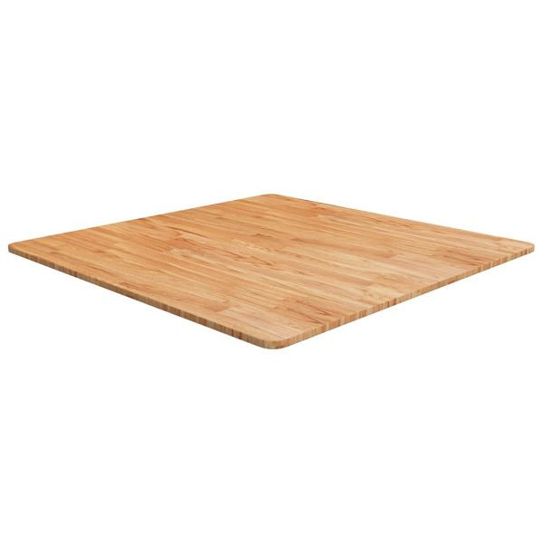 vidaXL Tischplatte Quadratisch Hellbraun 90x90x1,5cm Behandelte Eiche, 343005