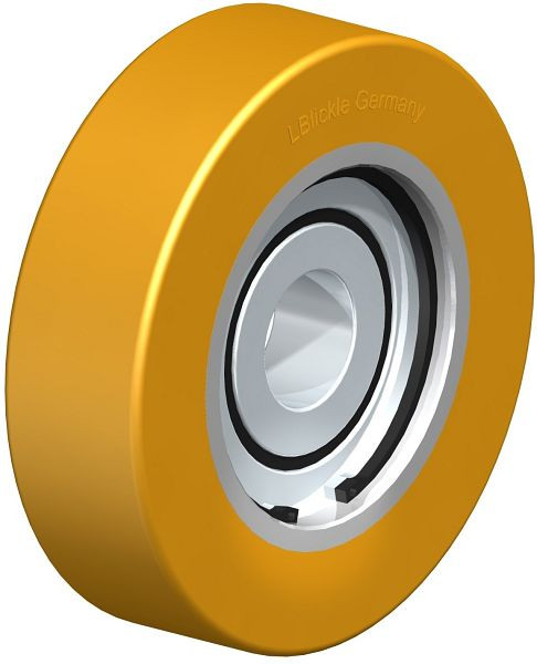 Blickle FSTH 90x25/20-15K Rad aus Blickle Extrathane®, Hellbraun, 739910