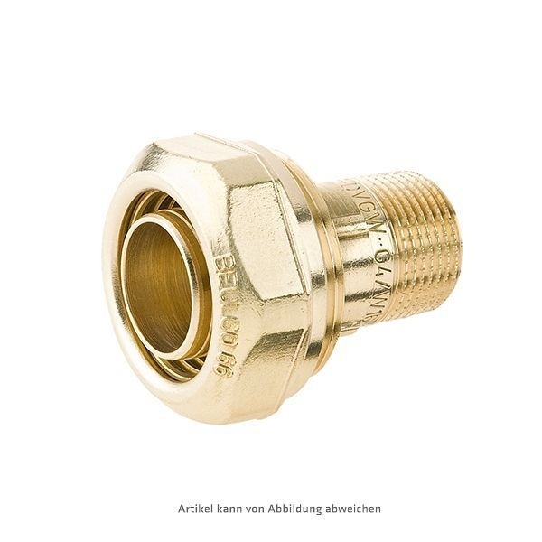 BEULCO Übergangsstück gerade mit Außengewinde 1" 40x4,3mm, VE: 5 Stück, 101061