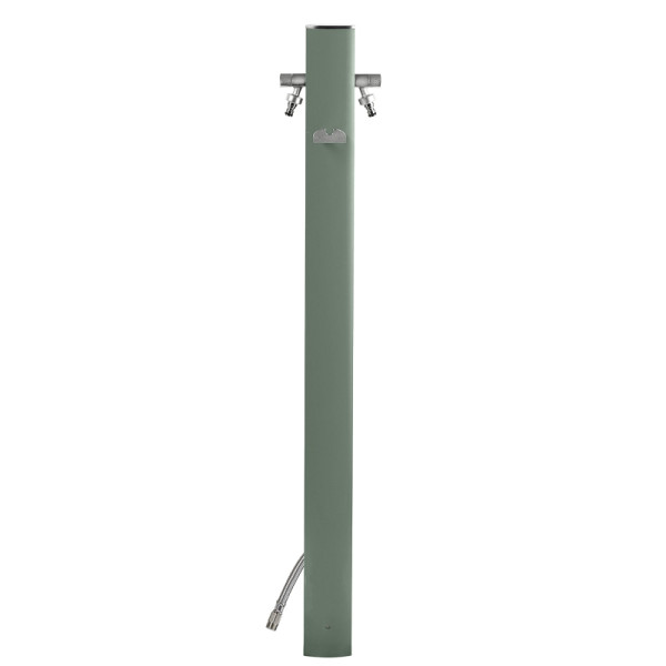 Aquapoint Totem khakigrün Wasserzapfstelle Premium als Gartenstele aus Aluminium, 73407K