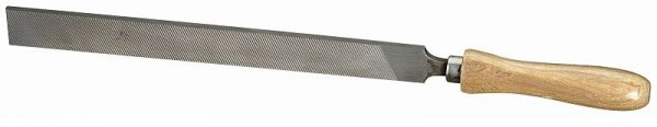 Freund Feile für Weichmetalle, flachstumpf, Hieb 0, mit Heft, Gewicht: 330 Gramm, Maße: 250 mm, 01380000