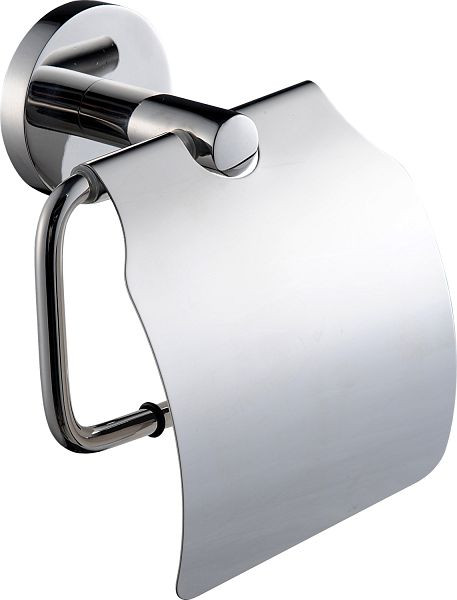 KWC WC-Rollenhalter, Firmus, Edelstahl, 140x162x65 mm, Aufputz, hochglanz, 2000106289