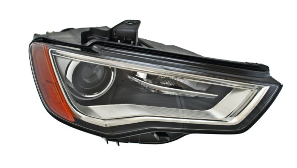 HELLA LED/Bi-Xenon-Hauptscheinwerfer, für u.a. Audi A3 (8V1, 8VK), dunkel, SAE, für Rechtsverkehr, rechts, 1EL 010 740-361