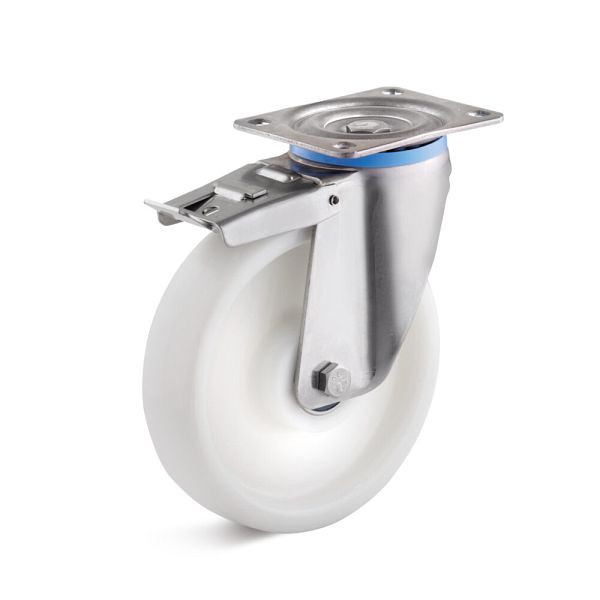 Torwegge Lenkrolle mit Doppelstopp, L-MV-PAM-080-, 0029859
