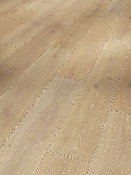 Parador Laminat Classic 1050 Eiche Natural Mix hell Landhausdiele Naturmattstruktur 4-seitige V-Fuge, VE: 10 Stück, 1730463