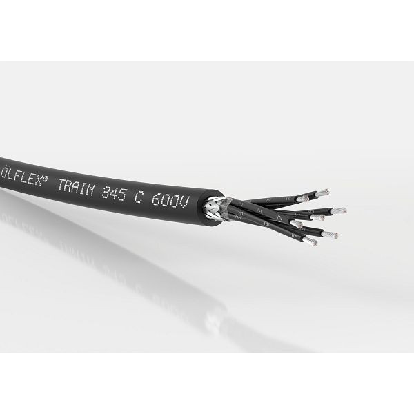 LAPP Bahnleitung ÖLFLEX® Train 345 C 600V 2X2,5, VE: 1000 Meter, 15345003/1000