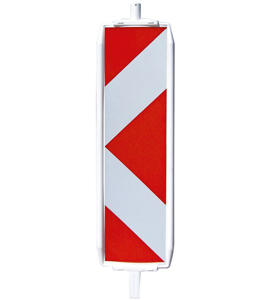 Schake Kunststoffbake Typ 40, Stutzen unten 40 x 40 mm, oben Ø42 mm, Folie Typ 2, pfeilförmig, doppelseitig linksweisend, 36045P/2LL