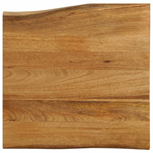 vidaXL Tischplatte mit Baumkante 60x60x2,5 cm Massivholz Mango, 370762