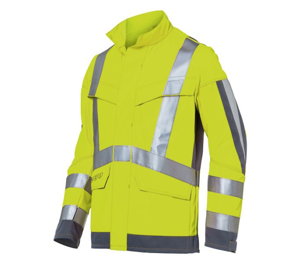 Kübler PROTECTIQ HIGH VIS Jacke arc1 PSA 3, Farbe: warngelb/anthrazit, Größe: 52, 1393 8345-3497-52