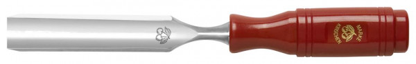 Kirschen Hohlbeitel mit Plastikheft, 32 mm, rot, 1433032