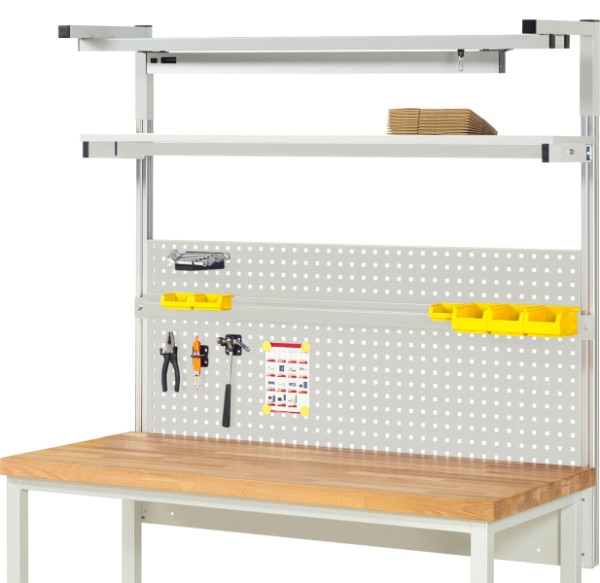 RAU System-Aufbau - Komplettset 04, für Produktbreite 1500 mm, RAL7035/RAL7035, EE-BW-KS-04-1500.12