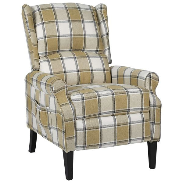 vidaXL Relaxsessel Verstellbar Grün Stoff, Polyester, 329308