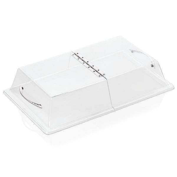 WAS Cover 99 Abdeckhaube GN 1/1 mit Klappscharnier, Polycarbonat, 9911004