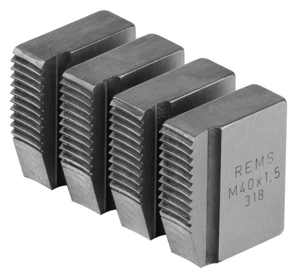 REMS Schneidbacken M 40 x 1,5, Satz RWS, Maße (LxBxH): 45 x 30 x 16 mm, 521342 RWS