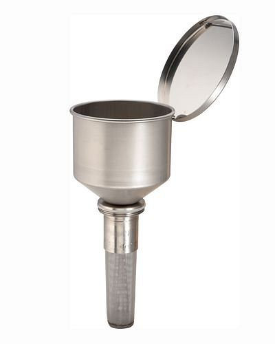 DENIOS Edelstahl-Trichter für 60- oder 200-Liter-Spundlochfässer, 129141