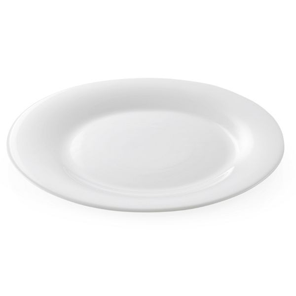 WAS Uni Teller, flach, Durchmesser 25 cm, Opalglas, VE: 6 Stück, 9230250