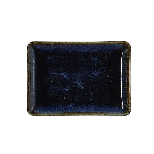 WAS Teller Vida Dark Ocean, flache Ausführung, 18 x 13 cm, VE: 6 Stück, 4881218