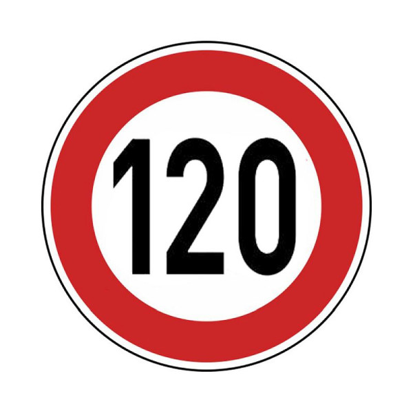 Stein HGS Zulässige Höchstgeschwindigkeit km/h (Wunschangabe) Nr. 274, 420 mm / RA2 / Alform, 120 km/h, 274-122-120