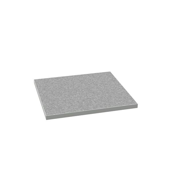 bott cubio Schrankauflage direktbeschichtet, umlaufend 2mm ABS-Kante, BxTxH: 800x750x20mm, RAL 7035, Lichtgrau, 41201013.16M