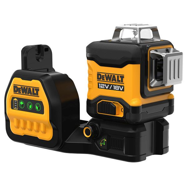 DeWalt 3x360 Multilinien Laser grün als Basisversion, kompatibel mit 12V und 18V XR Akkus, DCE089NG18-XJ