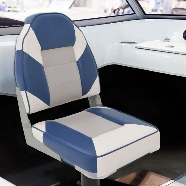 vidaXL Bootssitz mit Podest 360° Drehbar, zum Angeln, 3294987