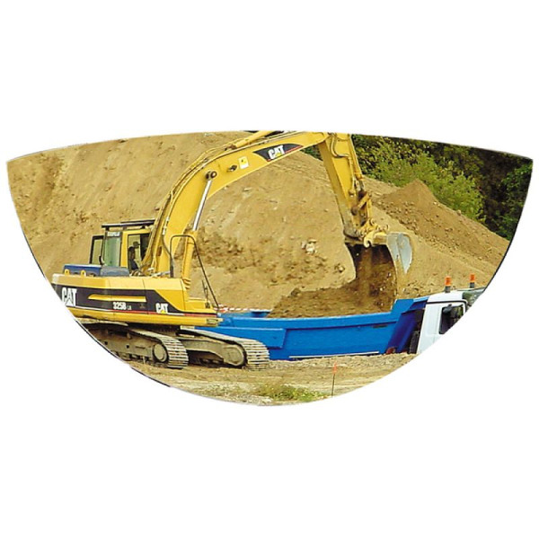 Stein HGS Spiegel Vumax® für Straßenbau- und Landwirtschaftsmaschinen, 288x128x27mm /Polymir®, 2 Richtungen/1m, 32843