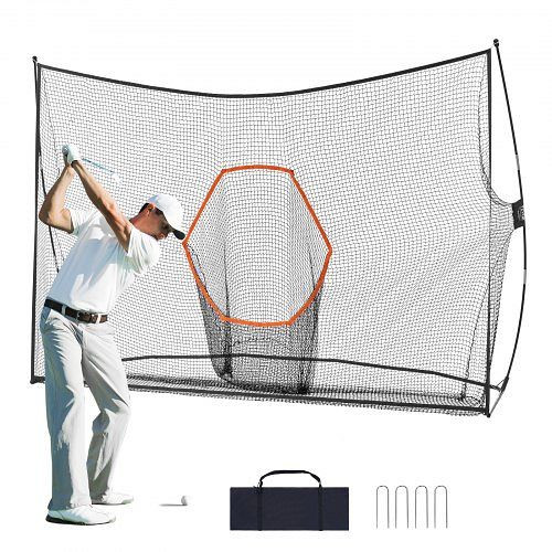 VEVOR Golf-Übungsnetz, riesiges 3,2 x 2,1 m, persönliche Driving Range für den Innen- und Außenbereich, für zu Hause mit Zielscheibe, ZJK10X7YCDWDJW9UVV0