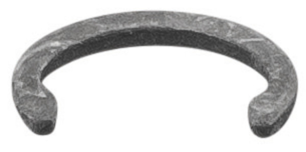 REMS Halbmondring, Maße (LxBxH): 15 x 10 x 1 mm, Gewicht: 0,0003 kg, 059035