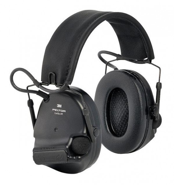 3M PELTOR ComTac XPI Standard Headset, faltbar, schwarz CTXPI02S, auf dem Kopf, Schwarz, 7100035232