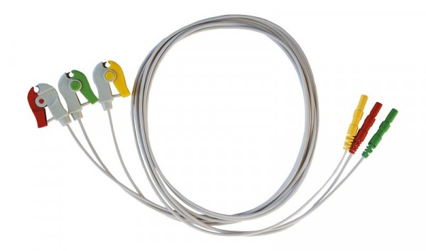 Golmed 3-adrige LZ-EKG-Adapterleitung mit Klammer, zu Spacelabs Reynolds, 2-100-S3