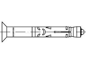 ART 88594 FISCHER-Hochleistungsanker galvanisch verzinkt, FH II 12/ 15 SEKO VE=S (25 Stück)