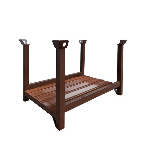 Eichinger Industrie Lagergestell mit Boden, ohne Wände, 1500 kg, LxBxH 1000x800x750 mm, schokoladenbraun, 13230100000000