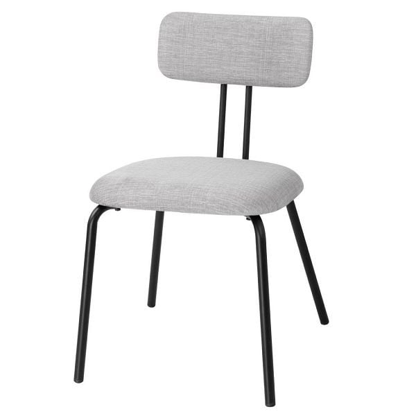 Bolero Fairfield Stühle, Schwarz-Grau-Mix (2er-Pack), FU500