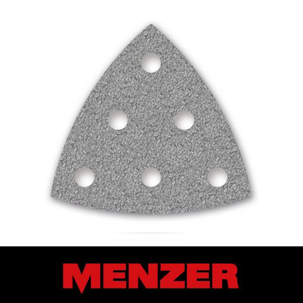 Menzer Klett-Schleifblatt, Festool, 93 mm, 6 Loch, Körnung 240, Halbedelkorund mit Stearat-Beschichtung, VE: 50, 261095240