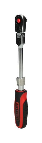 KS Tools 1/4" SlimPOWER Teleskop-Gelenk-Umschaltknarre, 72 Zahn, 914.1420