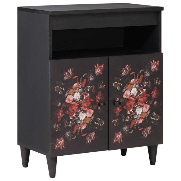 vidaXL Stauraumschränke Mehrfarbig 60 x 33,5 x 75 cm Massivholz Mango, 4018725