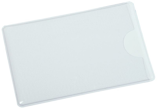 Eichner Scheckkartenhülle aus PVC-Folie, weiß, VE: 10 Stück, 9707-00049
