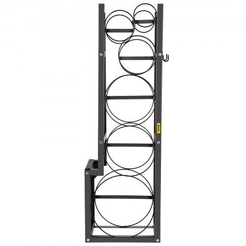 VEVOR Flaschentankständer 1 x 22,68 kg & 2 x 13,61 kg, Flaschentankständer aus Langlebigem Stahlmaterial Korrosions- und rostbeständig, QPJ1X50BJ2X30B001V0