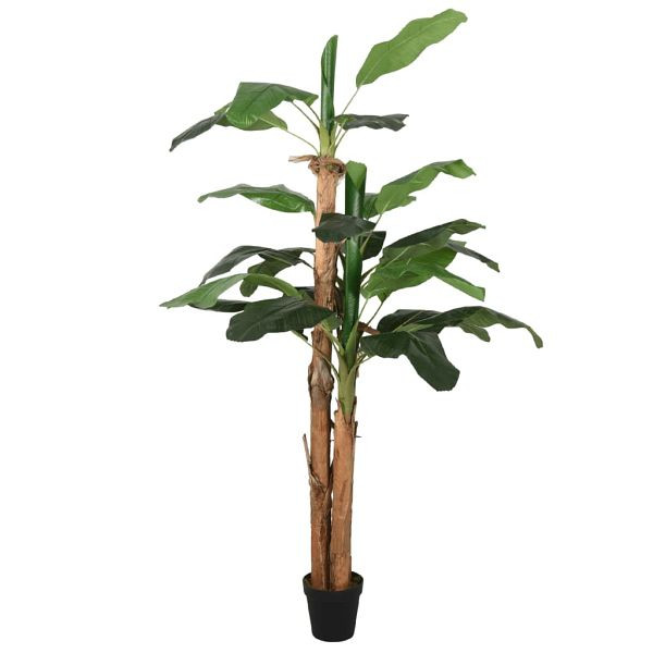vidaXL Bananenbaum Künstlich 19 Blätter 180 cm Grün, 359002