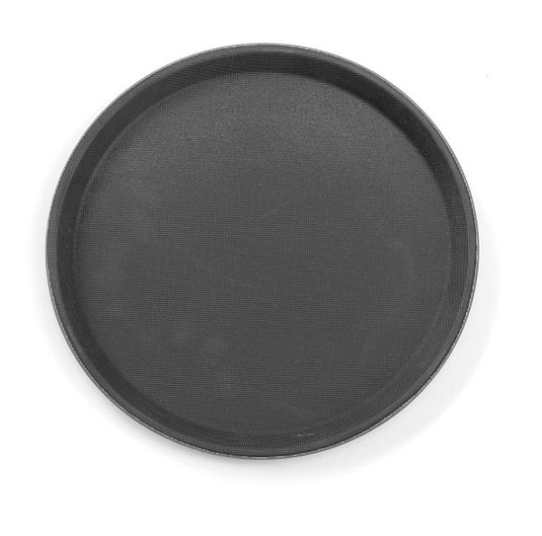 Hendi Antirutsch-Serviertablett, rund, ØxH: 360x20 mm, Polypropylen Euronorm, 878132