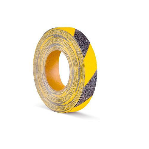 Moravia Antirutschbelag, Basic, schwarz/gelb, Rolle 25 mm x 18,3 m, 264430