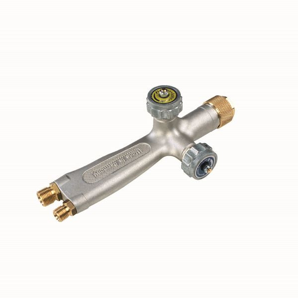 BRINKO Handgriff, Zubehör/Ersatzteile für Löten und Schweißen, Leichtmetall, eloxiert Ventilhandräder für Einhandbedienung, Schaft Ø 20 mm, 3902