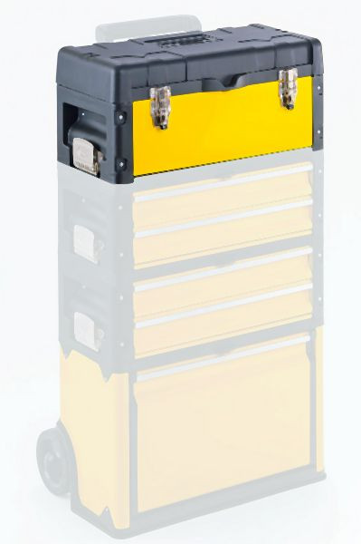 Metra Werkzeugkasten, Trolley Top-Box gelb, 10520, 4250417705203