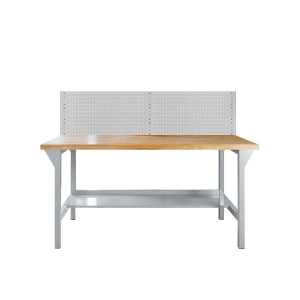 ADB Werkbank mit Lochwand 1500 RAL 7035, 41965, 4050049419659