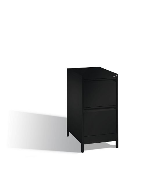 C+P Hängeregistraturschrank Acurado, H733xB433xT590mm, Farbe: Schwarzgrau, Griffleiste, 12412-311 S10064