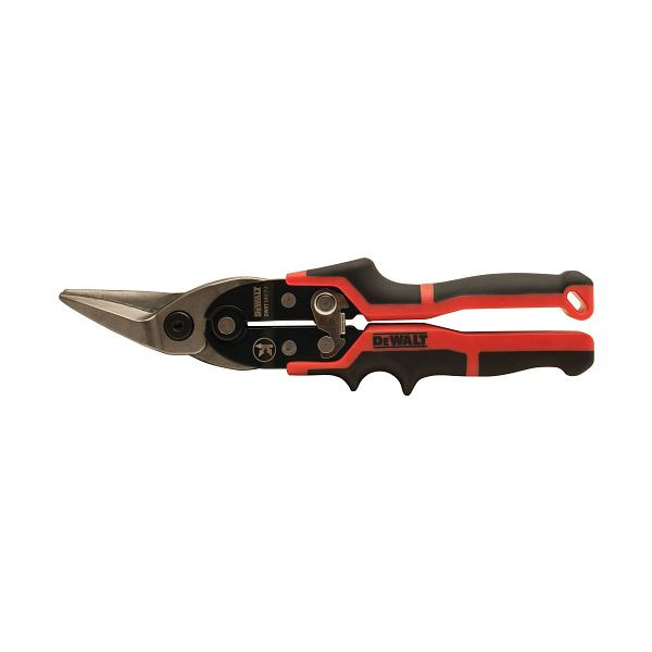 DeWalt Blechschere ERGO, links (rot), bündiges Design, DWHT14673-0