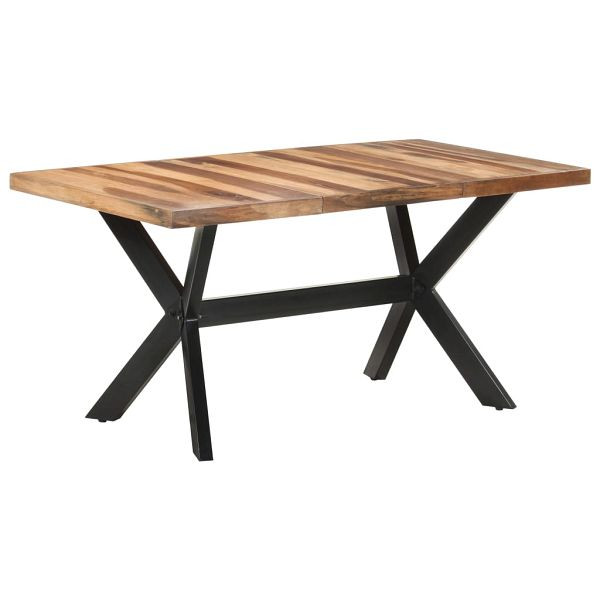 vidaXL Esstisch 160x80x75 cm Massivholz Honigfarben, 321547